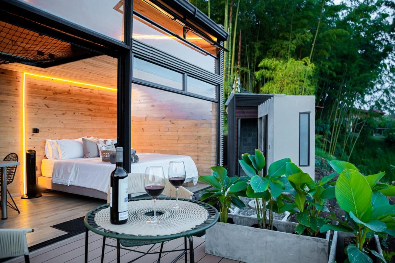 Ecohotel Monte Tierra Habitaciones Y Glamping فيلانديا المظهر الخارجي الصورة