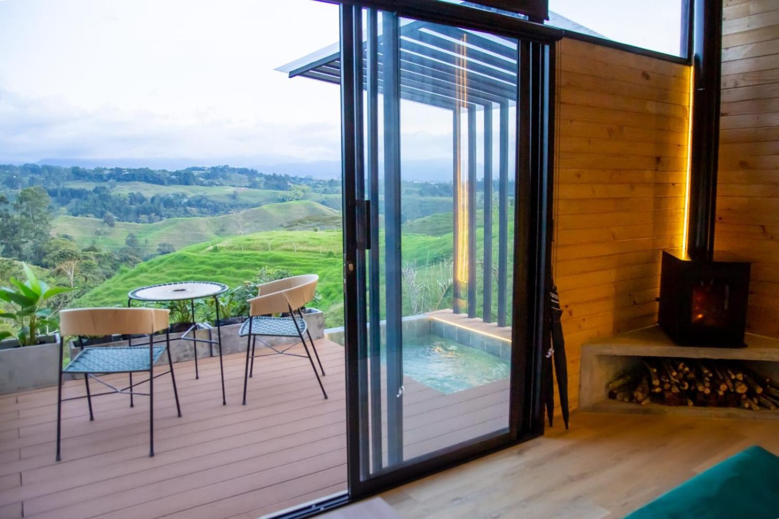 Ecohotel Monte Tierra Habitaciones Y Glamping فيلانديا المظهر الخارجي الصورة