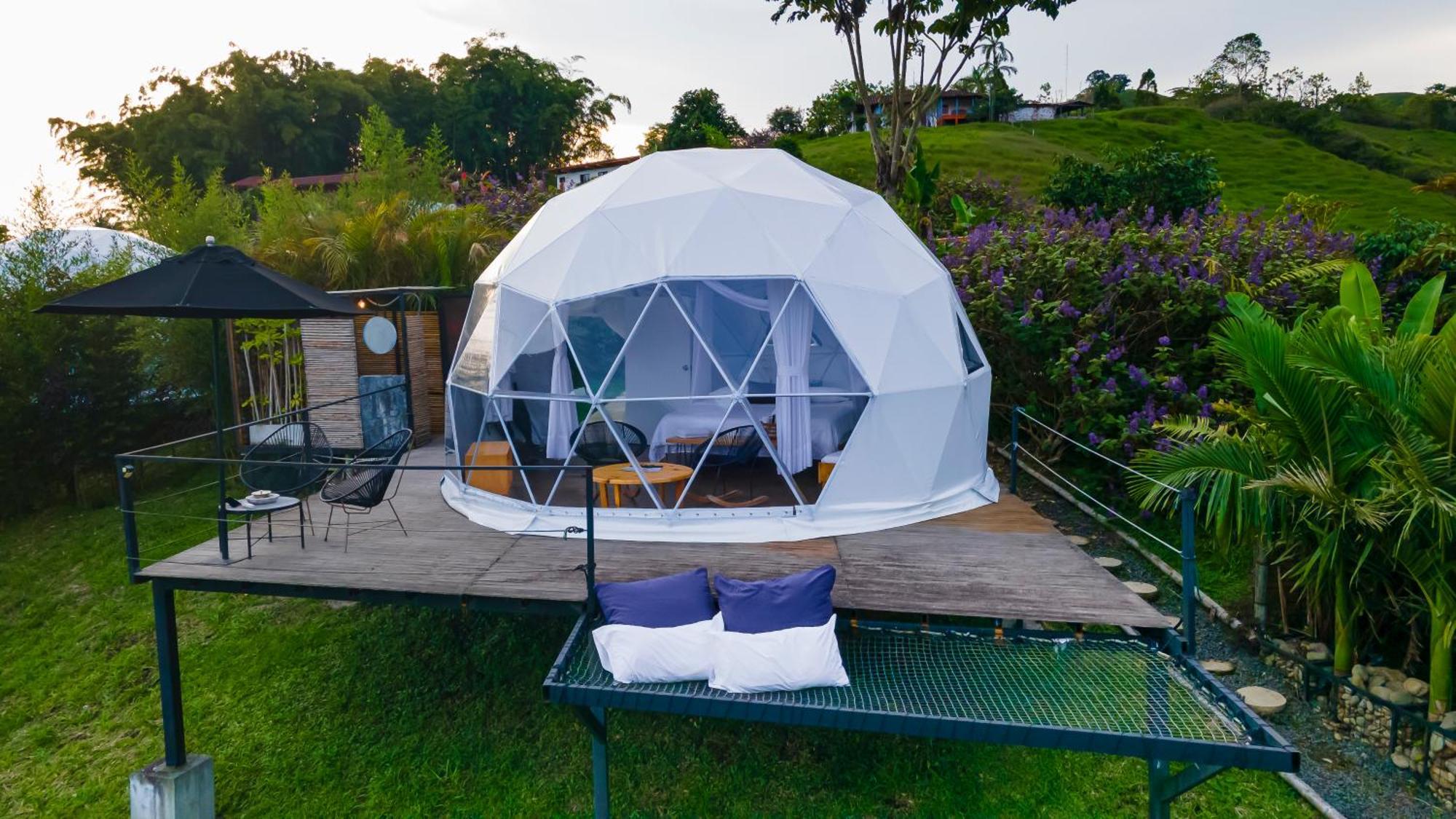 Ecohotel Monte Tierra Habitaciones Y Glamping فيلانديا المظهر الخارجي الصورة