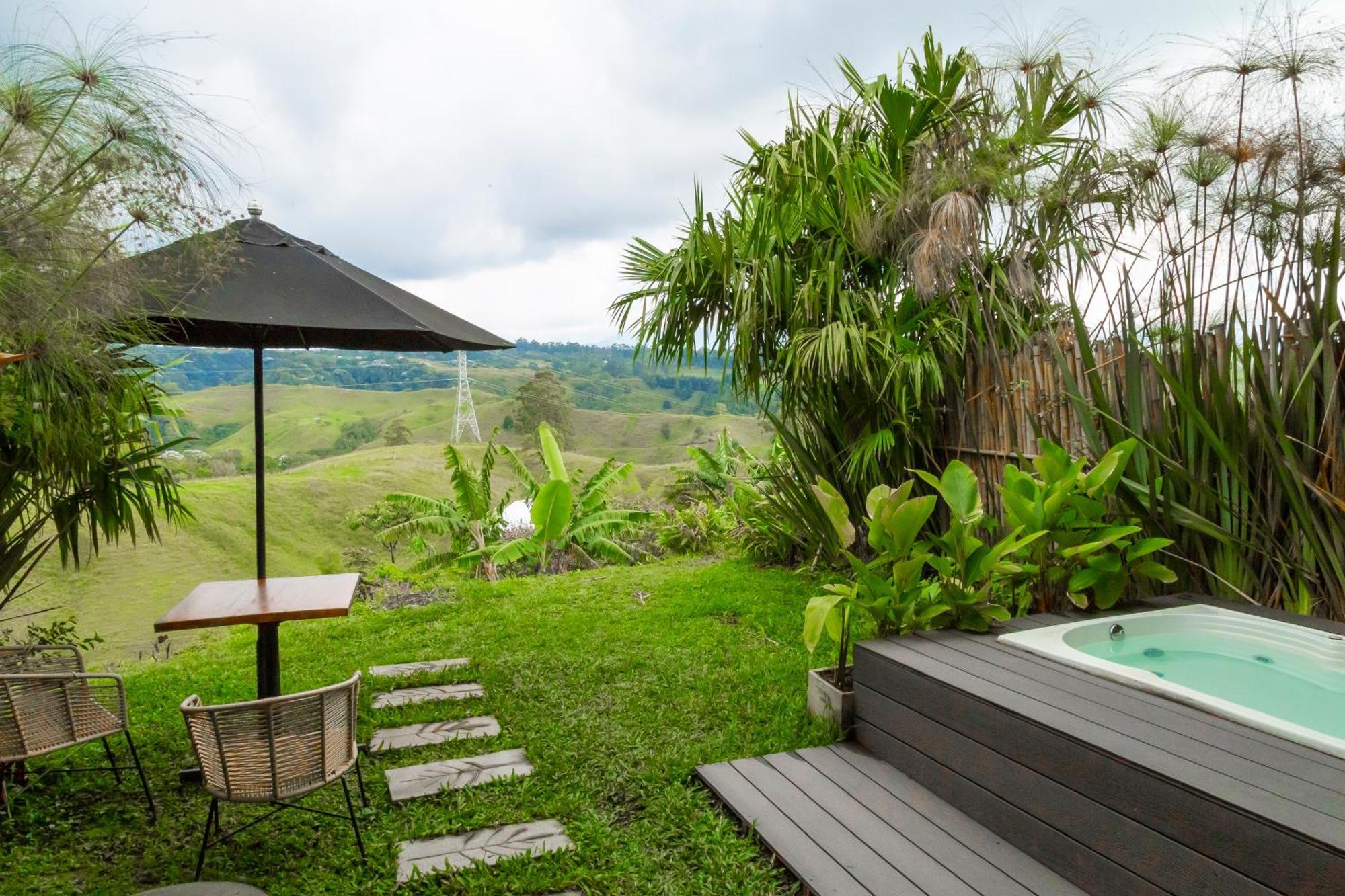 Ecohotel Monte Tierra Habitaciones Y Glamping فيلانديا المظهر الخارجي الصورة