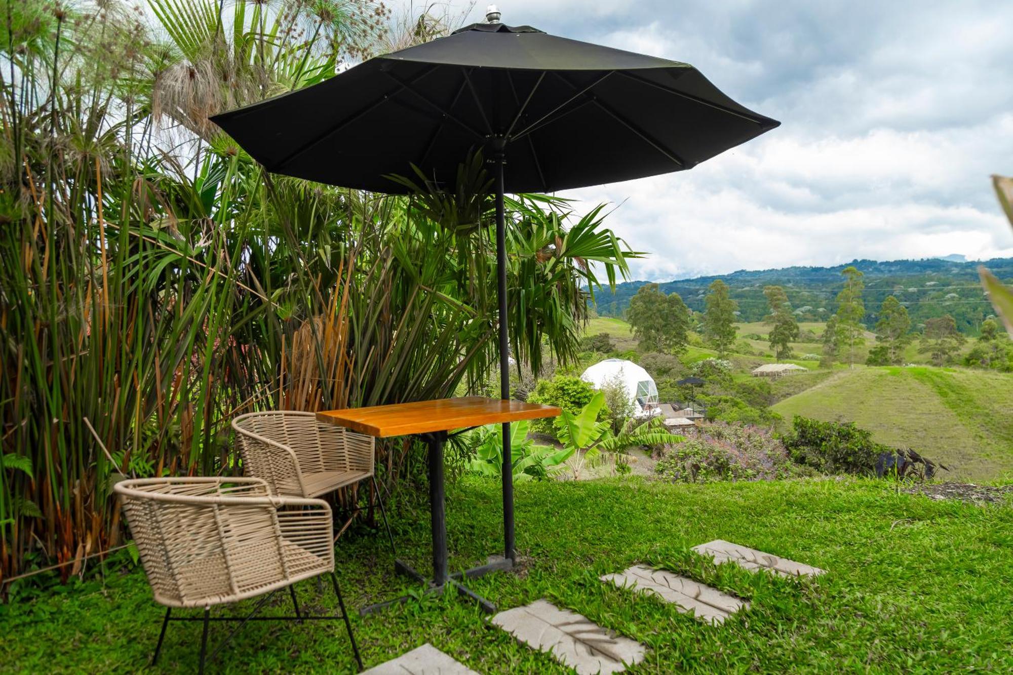 Ecohotel Monte Tierra Habitaciones Y Glamping فيلانديا المظهر الخارجي الصورة