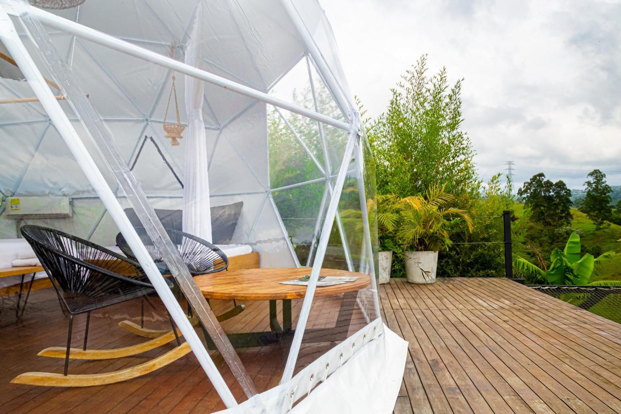 Ecohotel Monte Tierra Habitaciones Y Glamping فيلانديا الغرفة الصورة