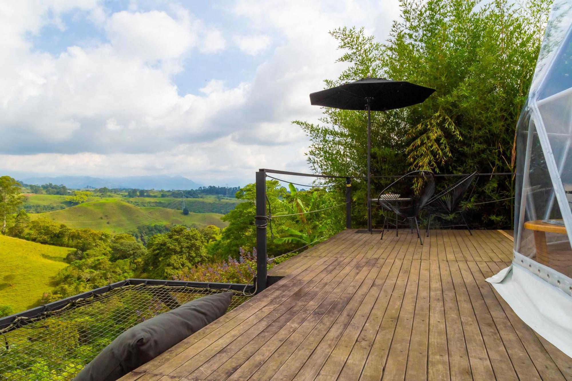 Ecohotel Monte Tierra Habitaciones Y Glamping فيلانديا الغرفة الصورة