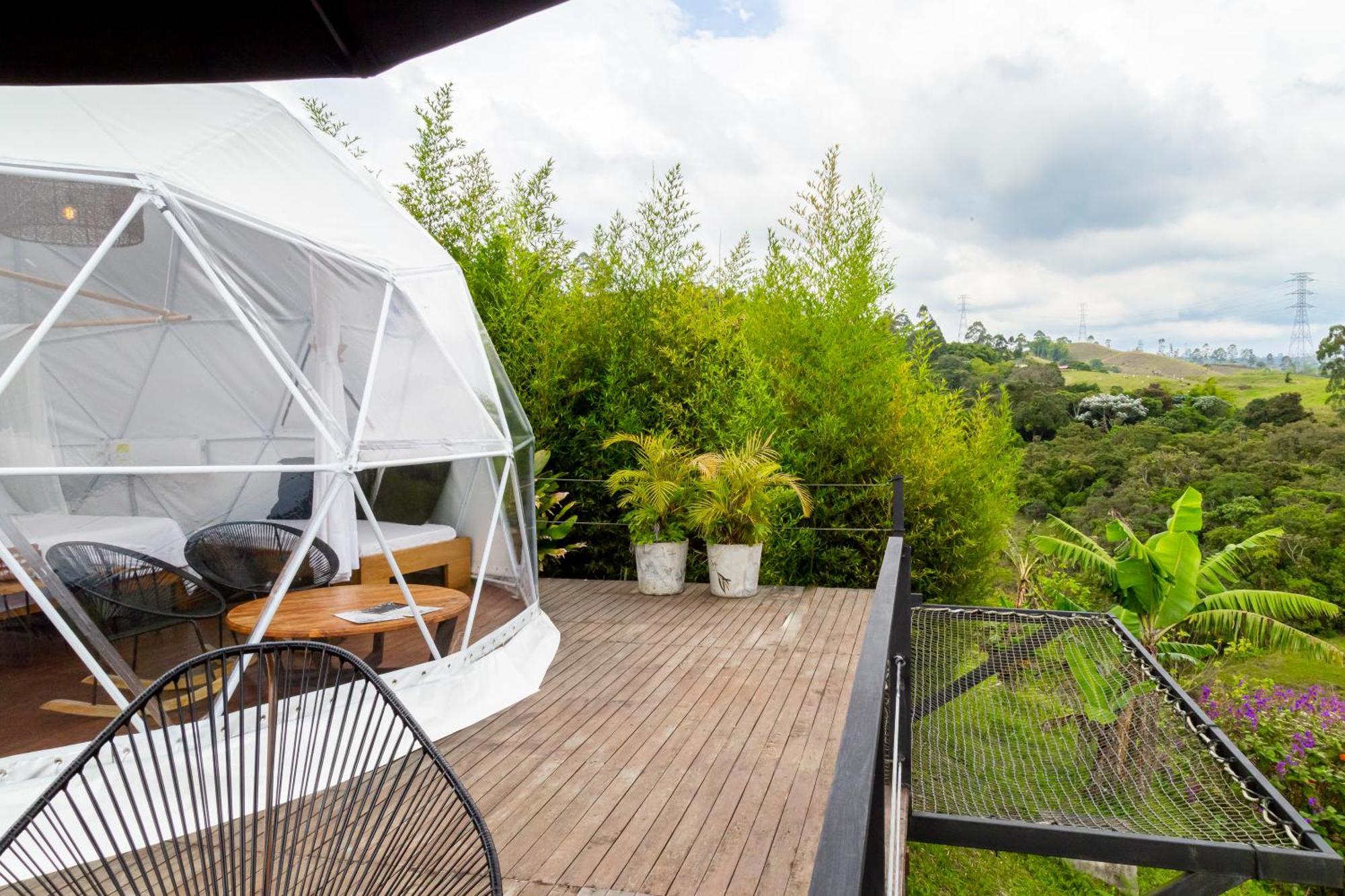 Ecohotel Monte Tierra Habitaciones Y Glamping فيلانديا الغرفة الصورة